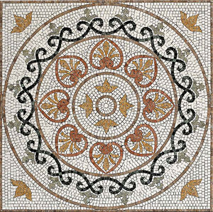 mosaic look tile / indoor / wall / floor
