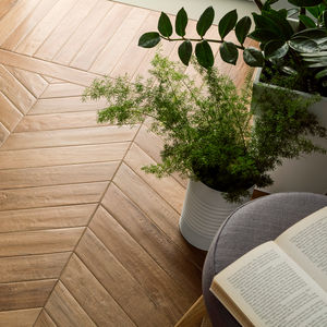 indoor tile / for floors / porcelain stoneware / patterned