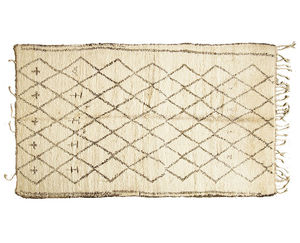traditional rug / geometric / patterned / wool