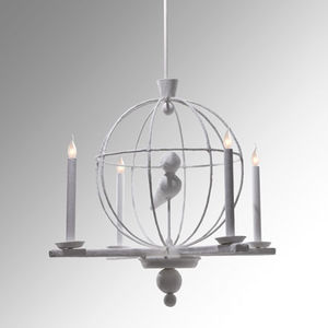 contemporary chandelier / plaster / composite / handmade