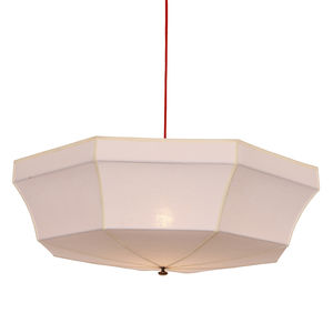 pendant lamp / Art Deco / silk / velvet