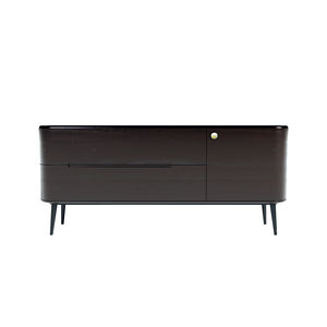 contemporary sideboard / wood veneer / customizable color