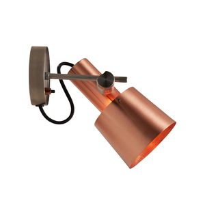 contemporary wall light / brass / stainless steel / copper
