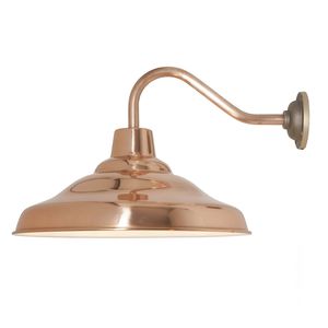 industrial style wall light / aluminum / copper / IP20