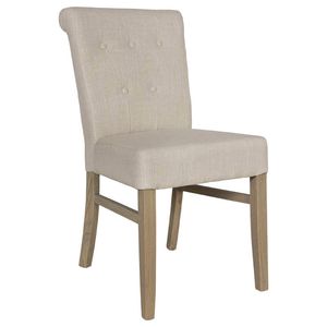 traditional chair / upholstered / fabric