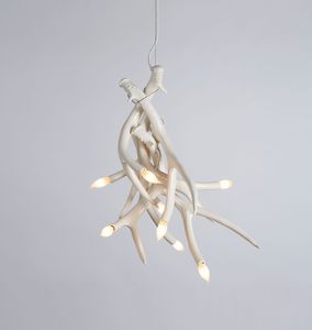 contemporary chandelier / ceramic / incandescent