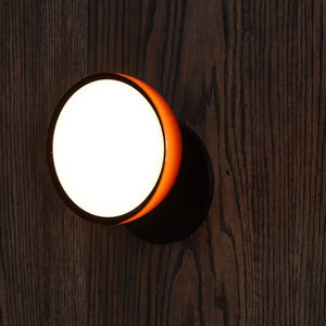 contemporary wall light / aluminum / stainless steel / blown glass