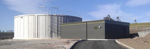 water storage tank / concrete