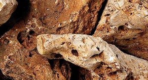 travertine gravel / for exterior fittings