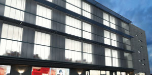 cellular polycarbonate sheet / for roofs / with UV protection / insulated