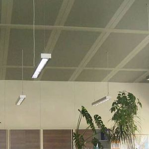 false ceiling acoustic panel / for interior walls / mineral wool / commercial