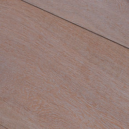 engineered parquet floor / glued / oak / brushed
