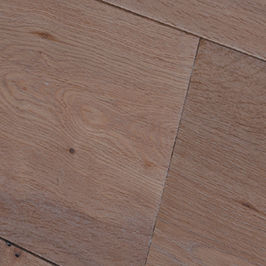 engineered parquet floor / glued / oak / brushed