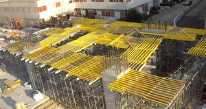 wooden girder / metal / I / for flooring