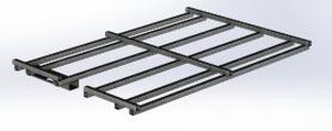 wire roof mesh / stainless steel / elongated mesh