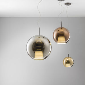pendant lamp / contemporary / glass / LED
