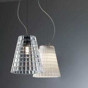 pendant lamp / contemporary / metal / glass