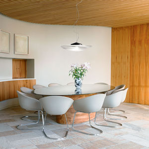 pendant lamp / contemporary / metal / glass