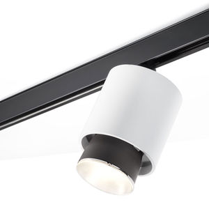 LED track light / round / aluminum / commercial
