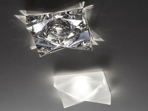 surface mounted downlight / LED / halogen / square