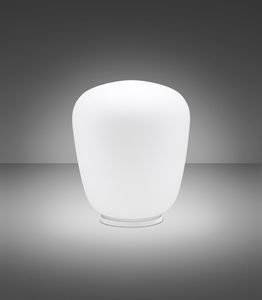 table lamp / contemporary / glass / blown glass