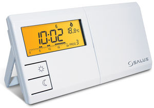 programmable thermostat / room / for heating / radio