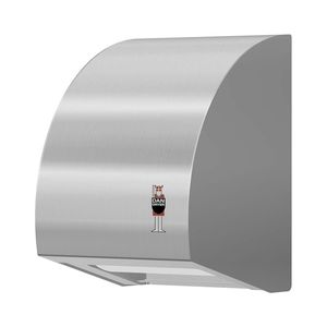 wall-mounted toilet paper dispenser / stainless steel / commercial