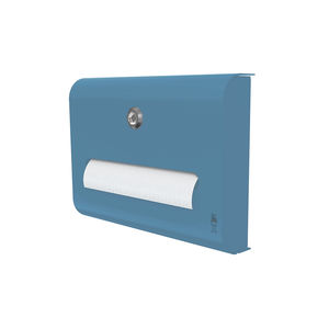wall-mounted paper towel dispenser / stainless steel