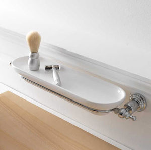 wall-mounted shelf / contemporary / ceramic / bathroom