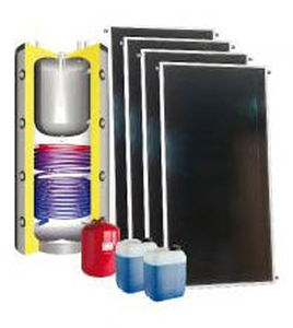 hot water production solar kit