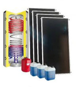 hot water production solar kit