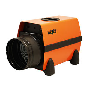 electric air heater / floor / centrifugal / heavy-duty