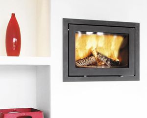 wood-burning fireplace insert / 1-sided