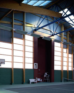 solid wooden truss