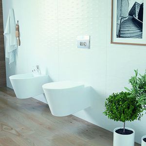 built-in toilet tank
