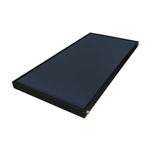 flat thermal panel / for roofs / with frame