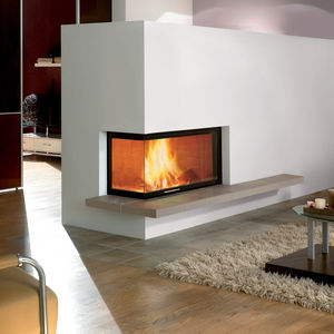 Sided Fireplace Insert Premium A U H Spartherm The Fire