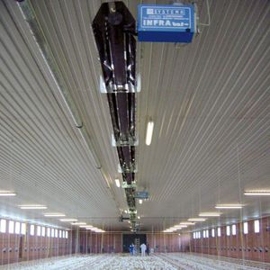 hanging infrared heater / gas / commercial / radiant tube
