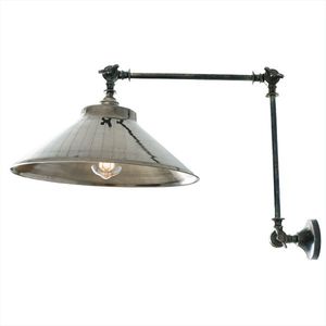 industrial style wall light / brass / halogen / IP20