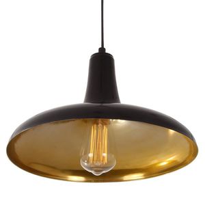 pendant lamp / traditional / brass / black