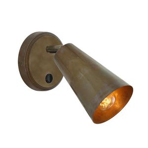 traditional wall light / brass / halogen / IP20