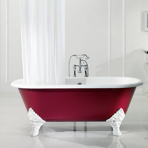 bathtub with legs / oval / cast iron