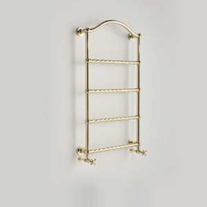 hot water towel radiator / metal / traditional / wall-mounted