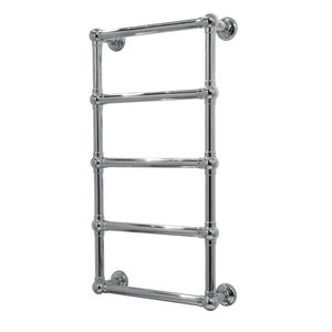 hot water towel radiator / metal / traditional / vertical