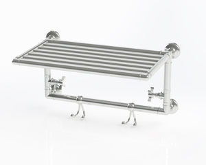 electric towel radiator / metal / traditional / horizontal