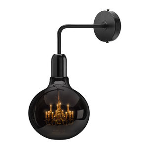 original design wall light / metal / glass / LED