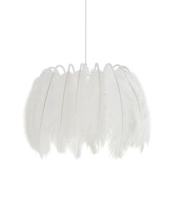pendant lamp / contemporary / steel / leather