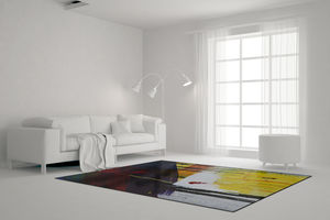 contemporary rug / patterned / polyamide / rectangular