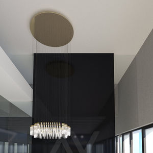 pendant lamp / original design / metal / polyester
