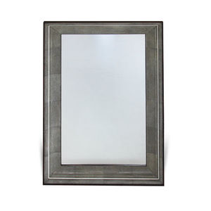 wall-mounted mirror / traditional / rectangular / ebony